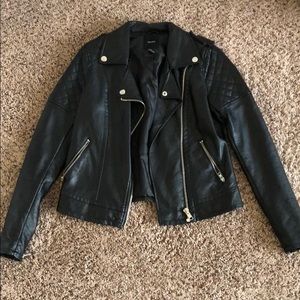 Leather jacket size S